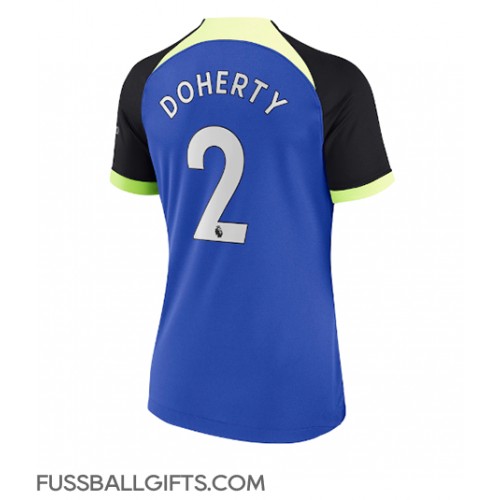 Tottenham Hotspur Matt Doherty #2 Fußballbekleidung Auswärtstrikot Damen 2022-23 Kurzarm